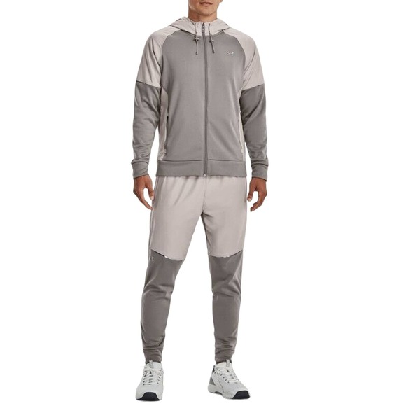 Under Armour Adulto  UA Jacket men's training storm Full Zip Hoodie, Gray, Sz M - Picture 6 of 6